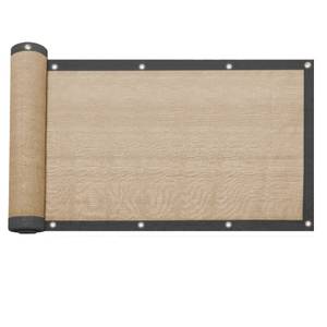 Balkonabdeckung  Pervinca Beige - Kunststoff - 1 x 150 x 0 cm