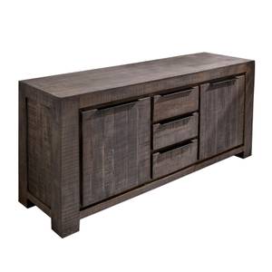 Sideboard IRON CRAFT Grau - Massivholz - Holzart/Dekor - 174 x 76 x 50 cm