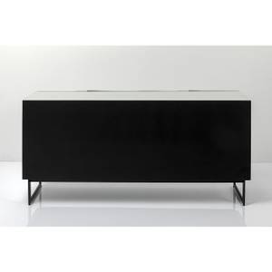 Buffet Soran Noir - Verre - 160 x 80 x 45 cm