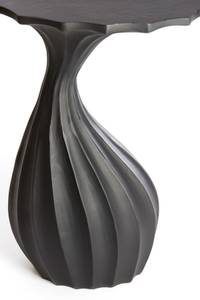 Beistelltisch Nyoko Esche Schwarz Dekor - Schwarz - 40 x 55 cm