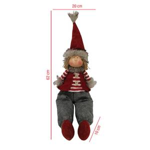 Gnome de Noël RE6636 Textile - 10 x 62 x 20 cm