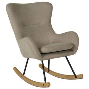 Chaise à bascule pour maman Basic Desert Beige - Bois manufacturé - 75 x 102 x 80 cm