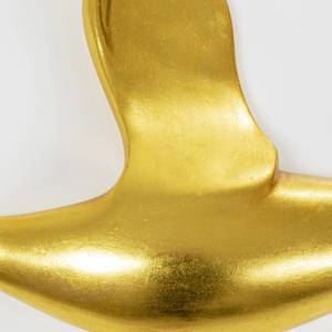 Wandobjekt Flying Ducks (3er-Set) Gold - Kunststoff - Stein - 51 x 76 x 7 cm