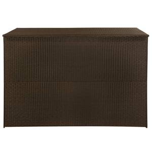 Outdoor Aufbewahrungsbox Braun - Metall - Polyrattan - 150 x 100 x 150 cm