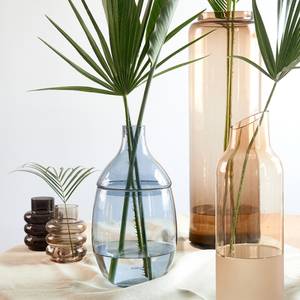 Multiple Kerzenständer Vase braun Braun - Glas - 10 x 14 x 10 cm