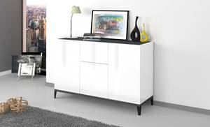 Buffet Giorgio Anthracite - Blanc