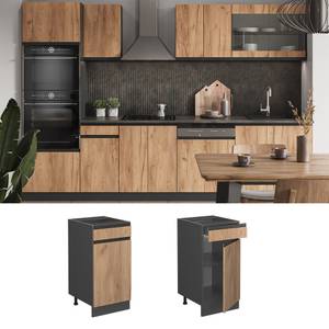 Meuble cuisine R-Line 39711 Anthracite - Imitation chêne truffier de sonoma