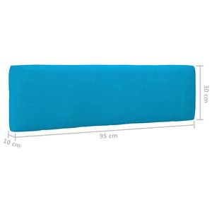 Paletten Ecksofa 3016504-6 Blau - Weiß