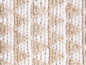 Teppich TUNCELI Beige - Weiß - Naturfaser - 150 x 80 x 80 cm