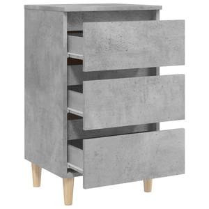 Table de chevet 3009517-2 (lot de 2) Gris minéral