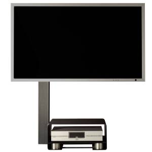 TV Ständer move art 125-S Schwarz - Metall - 40 x 100 x 60 cm