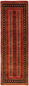 Tapis de couloir Kashkuli LXXXI Rouge - Textile - 81 x 1 x 247 cm