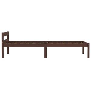 Cadre de lit 298585-2 Marron foncé - 106 x 50 cm