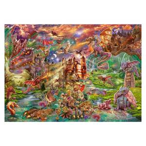 Puzzle Drachenschatz Papier - 28 x 6 x 38 cm