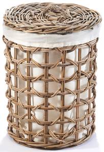 Wäschekorb PLAIT42 Grau - Rattan - 42 x 54 x 42 cm