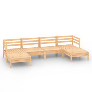 Gartenmöbel Set Braun - Massivholz - Holzart/Dekor - 64 x 29 x 64 cm