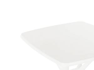 Table de jardin SERSALE Blanc - Matière plastique - 70 x 77 x 70 cm