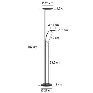 Stehlampen Turound Schwarz