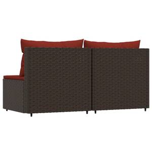 Mittelsofa 3029630-2 (2er Set) Braun - Rot