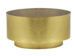 Couchttisch SOLANA Gold - Glas - 81 x 41 x 81 cm