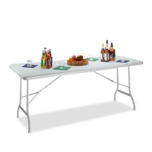 Table de jardin pliable BASTIAN Blanc