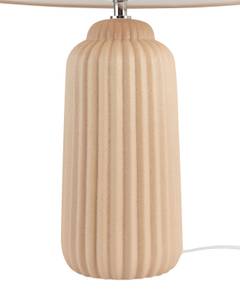 Tischlampen NURIA Beige - Weiß - Keramik - 35 x 50 x 35 cm