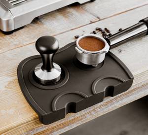 Kaffeestampfer Coffee Barista Silber - Kunststoff - 2 x 9 x 6 cm