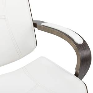 Bürostuhl Weiß - Kunstleder - 65 x 125 x 64 cm