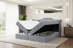 Boxspringbett VILA Hellgrau - Breite: 180 cm - H3