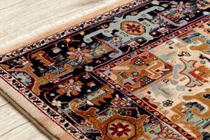 Tapis Keshan Franges Ornement Oriental 160 x 230 cm