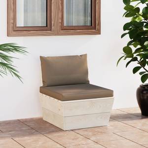 Paletten-Mittelsofa 3004855-2 Taupe