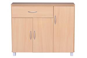 Sideboard ERMIRA Flurschrank Braun - Holzwerkstoff - 30 x 75 x 90 cm