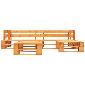 Mobilier de jardin (lot de 4) 297743 Marron - Bois manufacturé - Bois/Imitation - 220 x 55 x 125 cm