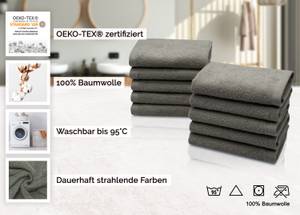 Seiftücher 00000087 10er-Set Taupe