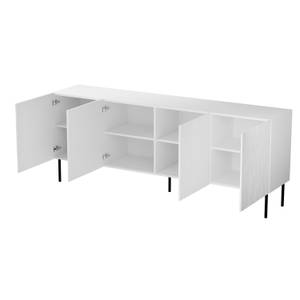 Commode JUNGLE 190x75x42 Noir - Blanc