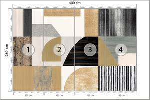 Fototapete ABSTRAKTION moderne Muster 400 x 280 x 280 cm