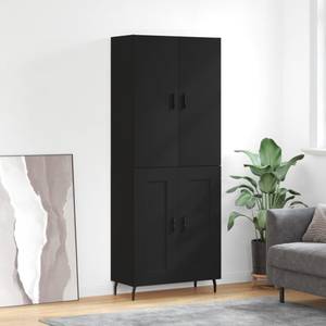 Highboard DE5939 Schwarz - Holzwerkstoff - 34 x 180 x 70 cm