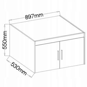 Kleiderschrank Elena 2D Weiß