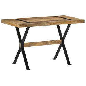 Esstisch 3005179 Braun - Metall - Massivholz - Holzart/Dekor - 60 x 76 x 120 cm