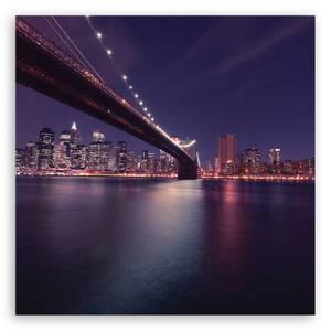 Bild Brooklyn Brücke Skyline New York 50 x 50 cm