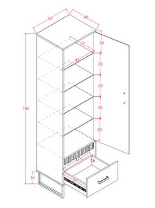 Wohnzimmer-Set LAMELIX ohne Beleuchtung Braun - Holzwerkstoff - 320 x 196 x 60 cm