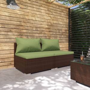 Salon de jardin (lot de 2) 3013629-11 Marron - Vert