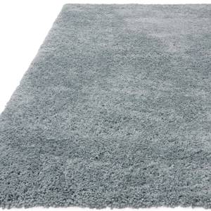 Tapis de salon shaggy RICHY Bleu-gris - 160 x 230 cm