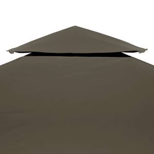 Pavillon-Dachplane 3006390-1 Grau - Textil - 300 x 1 x 300 cm