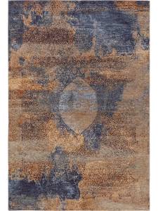 Tapis tissé à plat Stay Bleu - Textile - 75 x 1 x 165 cm