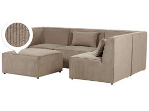 Modulsofa LEMVIG 5-tlg Beige - Taupe - 250 x 166 cm