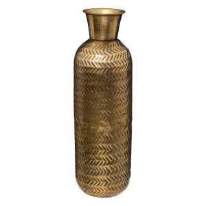 Hohe Vase NIGHT, 45 cm, golden Gold - Metall - 15 x 45 x 15 cm