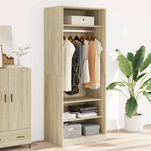 Kleiderschrank 298537-1 Eiche Sonoma Dekor - Breite: 80 cm