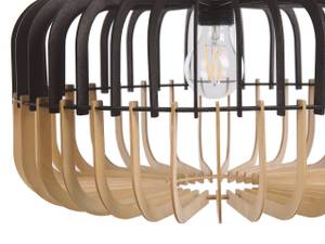 Lampe suspension SOUS Noir - Marron - Bois manufacturé - 40 x 124 x 40 cm