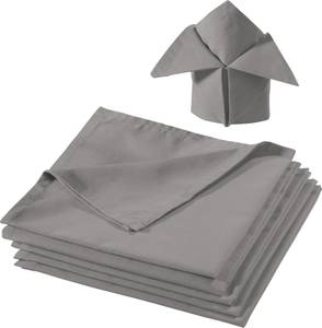 Serviette 6er-Pack 202976 Grau